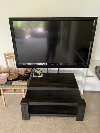Dark Brown TV Stand 2