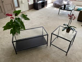 Glass side table 2
