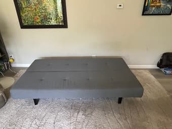 IKEA sleeper sofa, dark gray 2