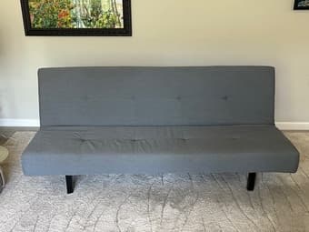 IKEA sleeper sofa, dark gray 3