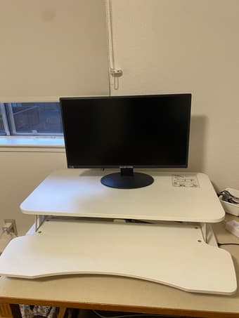 Standing desk converter 2