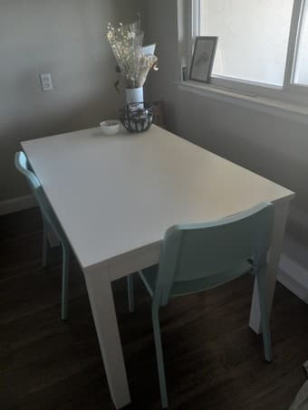 Kitchen table + chairs, coffee tables, desk + chair (move-out sale) 1