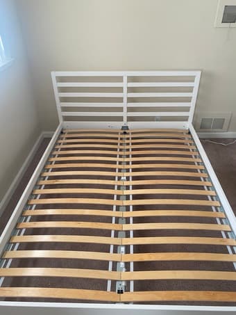 Ikea TARVA bed frame, queen 1