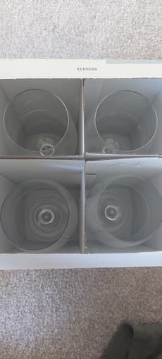 New Zwiesel Wine Glasses- 2 sets of 4 2