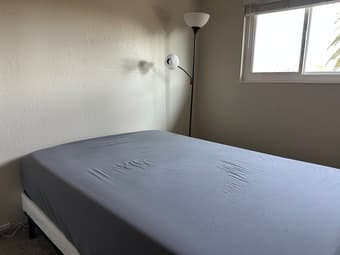 12” Full-Sized Foam Mattress with Metal Frame and Mattress Box 1