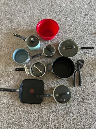 T-fal Advanced Nonstick Cookware Set 8 Piece 2