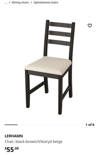 Set of 4 dining chairs 2