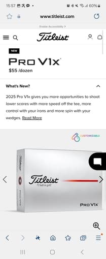 Titleist Pro V1 / Pro V1x Golf Balls – $1 Each (Orig. $5/ball) 3