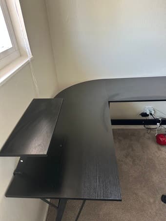 Wooden L-Shaped Desk 1