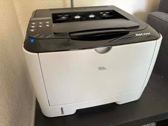 RICOH high quality monochrome laser printer 1
