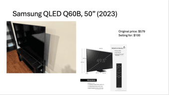 Samsung QLED 50” for $150 1