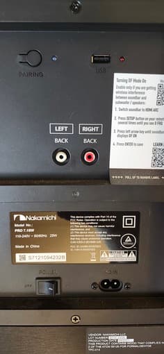 Nakamichi 7.1 Surround Sound System 2