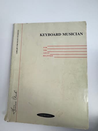 Keyboard Musician (Stanford piano class textbook) 1