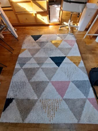 Colorful oeko tex certified rug 1