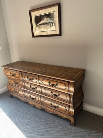 Beautiful wooden bureau 1