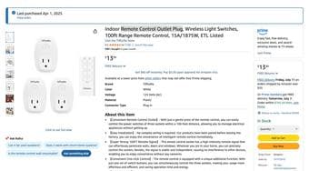 Remote Control Outlet Plug 1