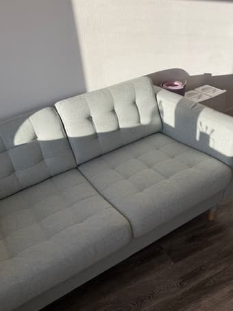 Used IKEA MORABO SOFA - light green 2