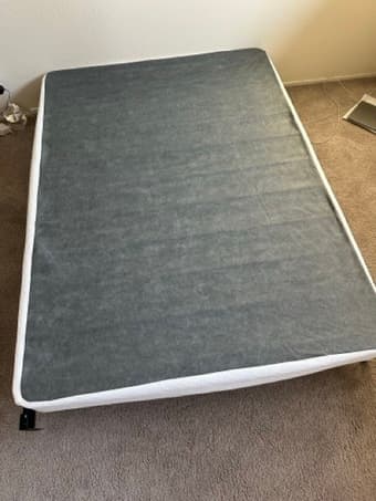 Selling 12" Full-sized Mattress, Bed Frame and Mattress Box 2