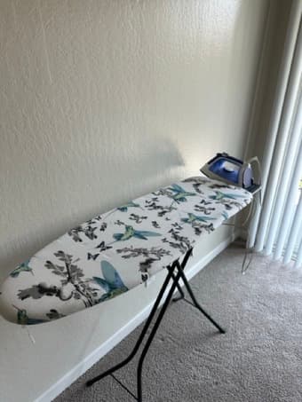 Like New Barely Used Ironing Board and Iron 2