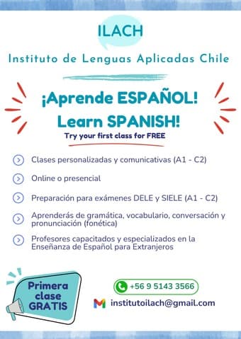 Learn Spanish Online with Experienced Chilean Teachers - $25/Hour Pers 1