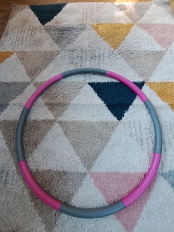 Weighted hoola hoop for exercise 1