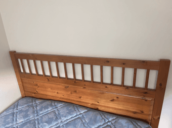 Queen Bed Frame and Mattress 2