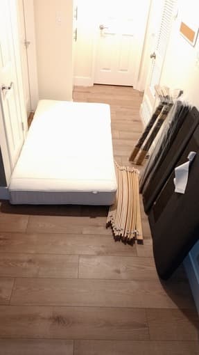 Twin bed + frame 1