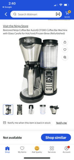 Coffee maker Ninja CF080 1