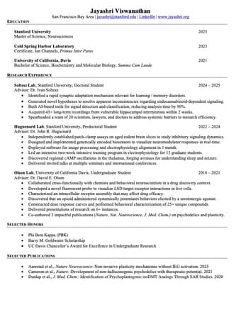 Experienced Stanford Neuroscientist offering Tutoring Services 1