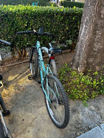 Huffy 26" + u-lock, lights, helmet 1