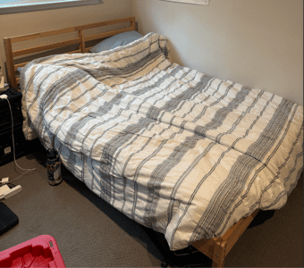 IKEA Wooden Bed Frame (Full) (Delivery included - if local) 1