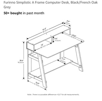 small desk / oscillating fan 1
