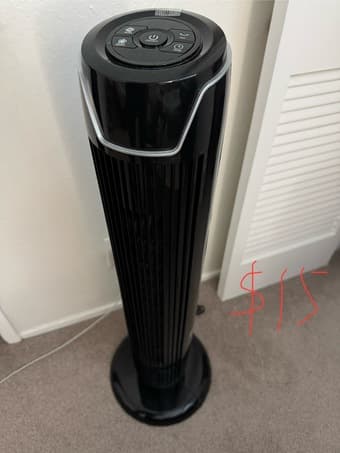small desk / oscillating fan 4