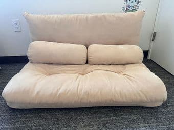 Adjustable Floor Sofa Couch with 2 Pillows 1
