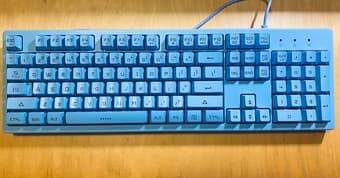 Beautiful mechanical keyboard (blue) 1