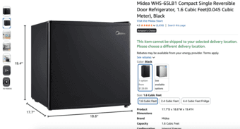 Selling MIDEA minifridge 1