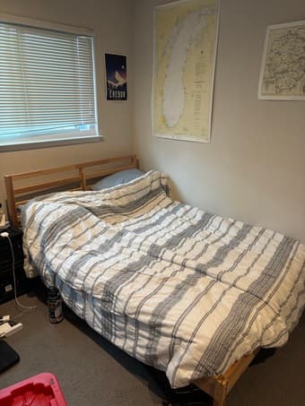 IKEA Full Bed Frame (must go today) 1