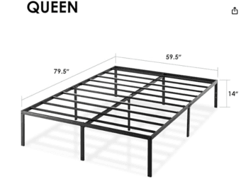 Heavy duty steel bedframe 2