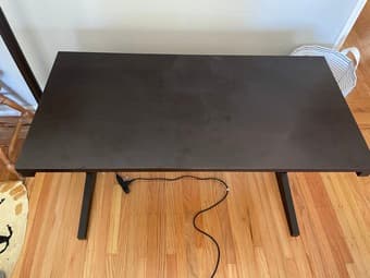 Black office desk in great condition! 1