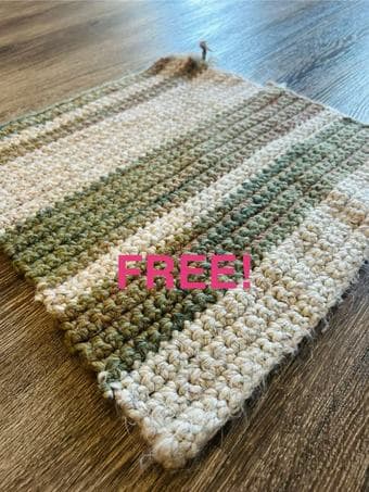 Large Woven Natural Rug + Free Foot Mat for only $15! 4