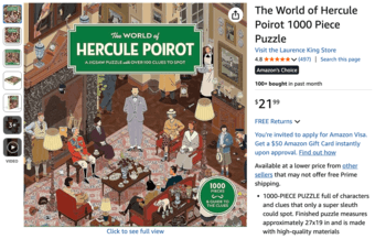 Agatha Christie Puzzle Duo – 2000 Pieces of Fun for only $8 1
