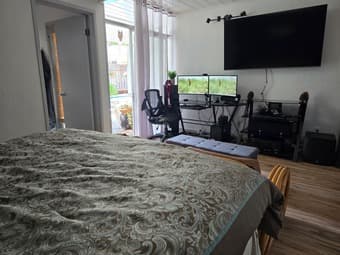 Available 9/1 furnished LARGE master bedroom with private bath 3