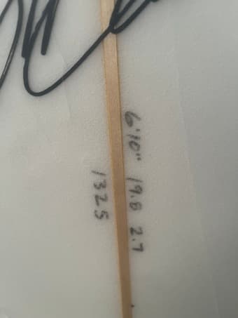 Step-up 6'10'' surfboard 2