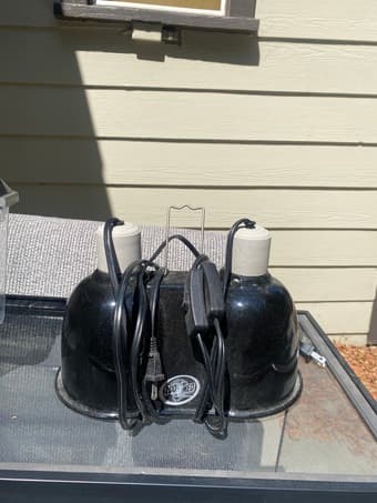 Reptile tank, lamp, and carrier 2