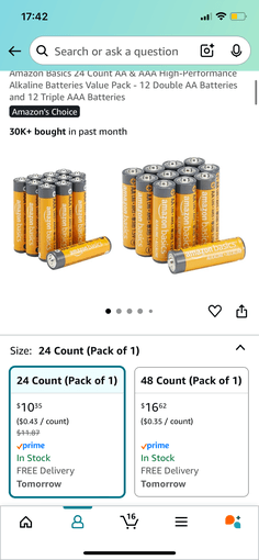 Amazon Basics 24-Count AA & AAA Batteries 2
