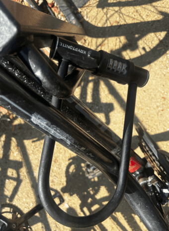 norco bike with combo U-lock 2