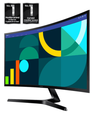 practially brand new CURVED Samsung monitor 27" Essential S3 1