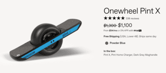 OneWheel Pint and PintX [the Cool Kid's Choice for commuting!] 2
