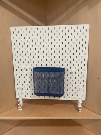 IKEA Desk + Pegboard Combo (with accessories) for sale [8/20 END DATE] 1