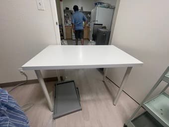 IKEA Desk + Pegboard Combo (with accessories) for sale [8/20 END DATE] 2